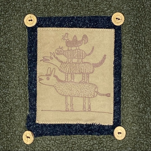 K.d. Spring Button Down Jacket; Size M - Picture 10 of 12